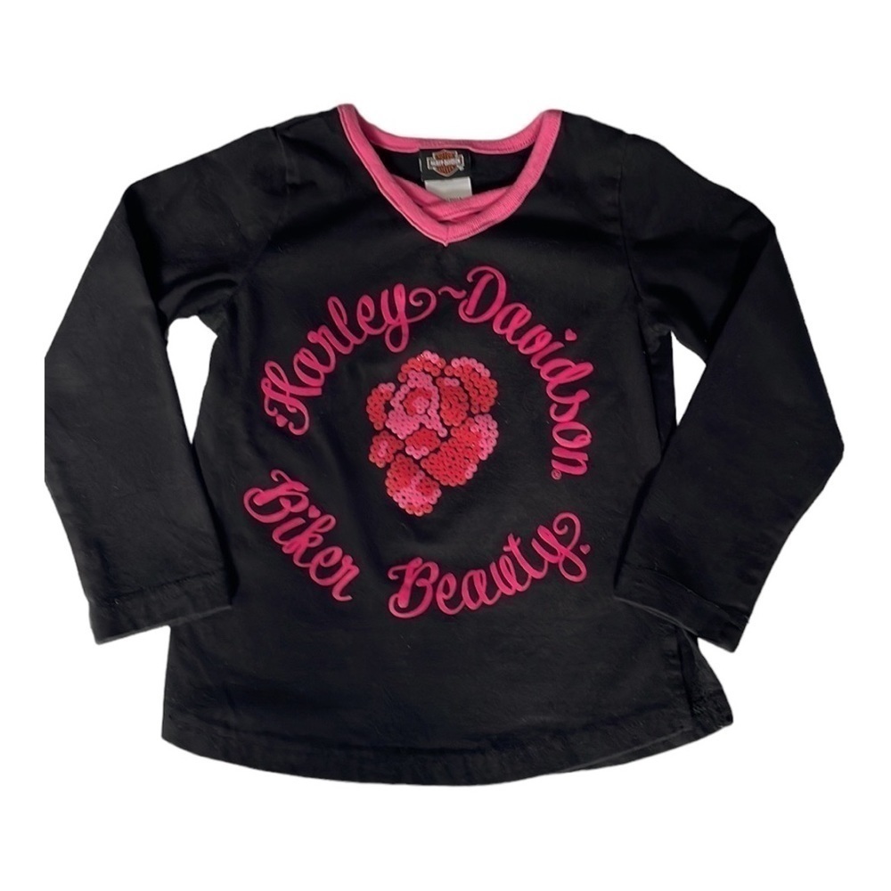♥️HARLEY Davidson♥️ long sleeve Top size (3t)